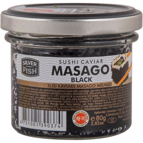 MASAGO CAPELIN black caviar (80g)
