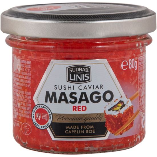 MASAGO CAPELIN red caviar (80g)