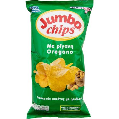 JUMBO potato chips with oregano, gluten-free (50g)