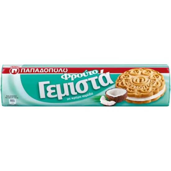 PAPADOPOULOU stuffed cookies with coconut (200g)