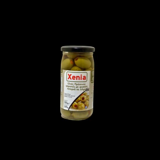 XENIA green olives with pepper (355g)