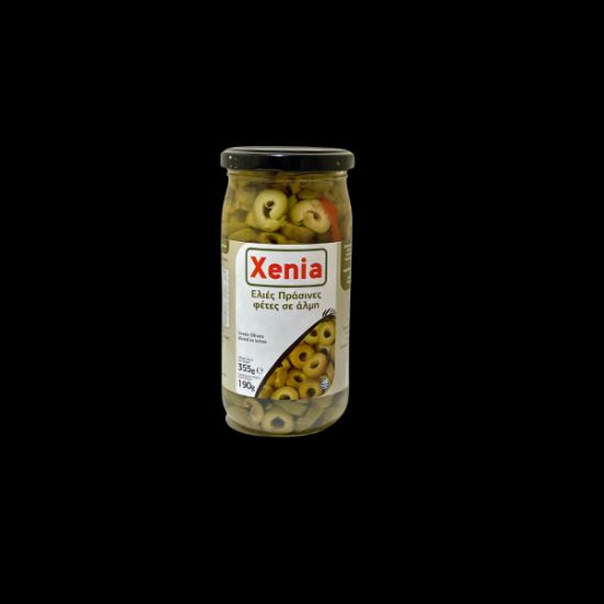 XENIA green olives sliced (355g)