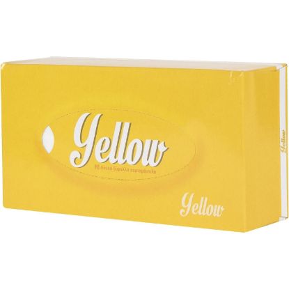 YELLOW office paper napkins box 90 sheets