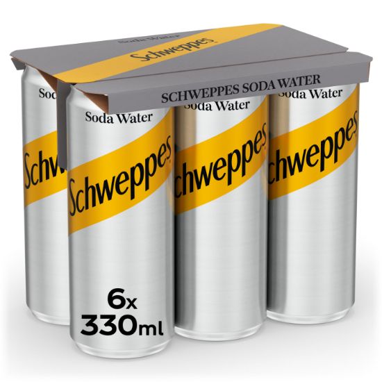 SCHWEPPES soda soft drink 6x330ml
