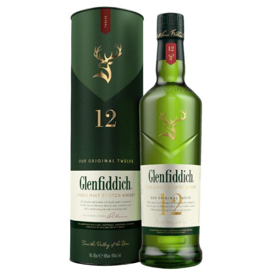 GLENFIDDICH 12-year single malt whisky (700ml)