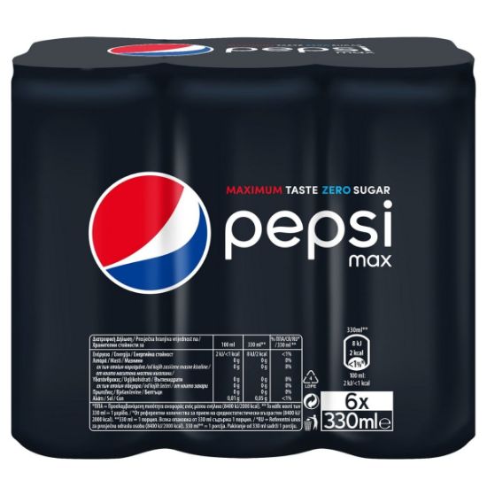 PEPSI MAX soda (6x330ml)