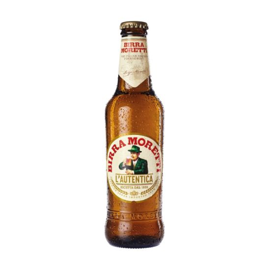 BIRRA MORETTI Premium Lager beer bottle (330ml)