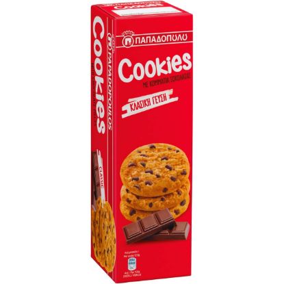 PAPADOPOULOU cookies with chocolate pieces (180g)