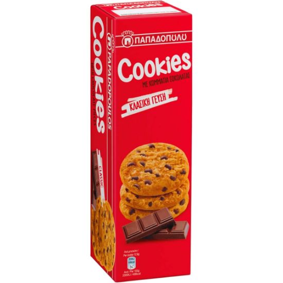 PAPADOPOULOU cookies with chocolate pieces (180g)
