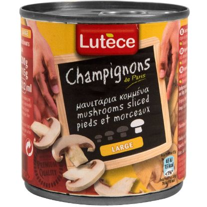 LUTECE canned sliced mushrooms (200g)