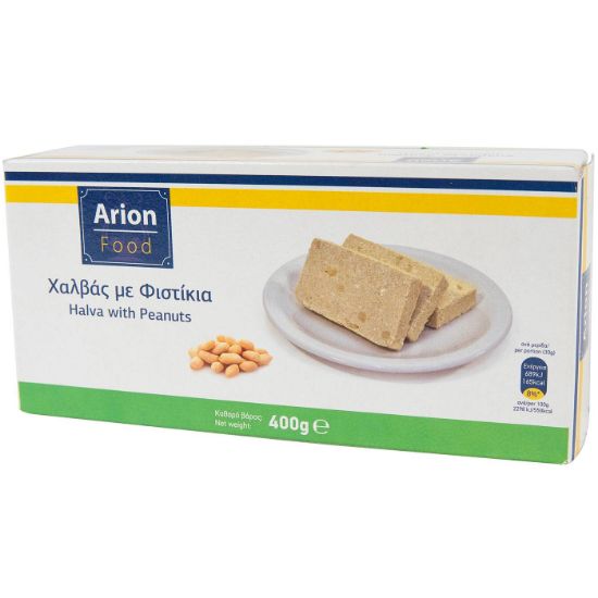 ARION FOOD halva with pistachios, gluten‑free (400g)