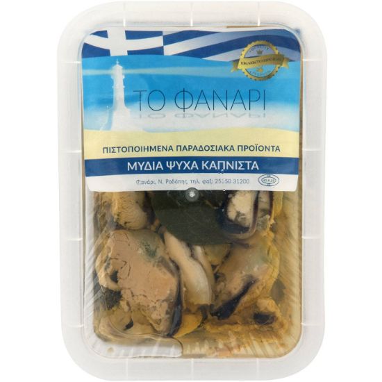 Mussels THE PHANARI sliced smoked (150g)