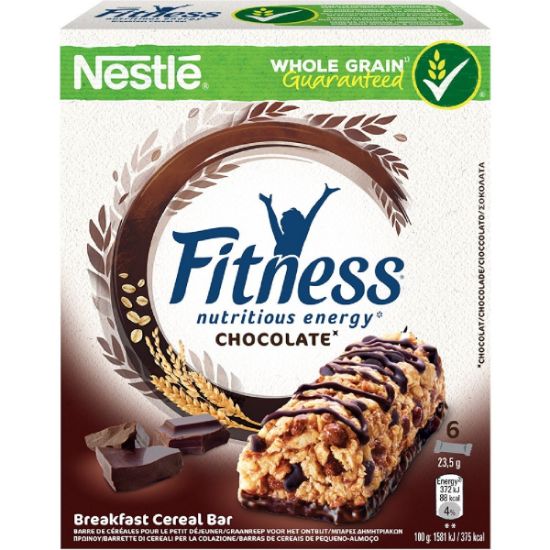 FITNESS chocolate cereal bar (6x23.5g)