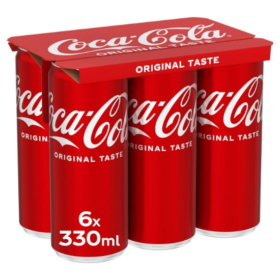 COCA COLA soft drink 6x330ml