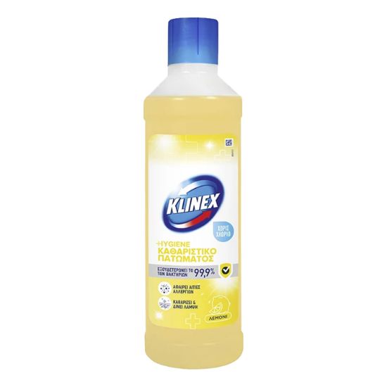 KLINEX floor cleaner with lemon scent, liquid 1lt