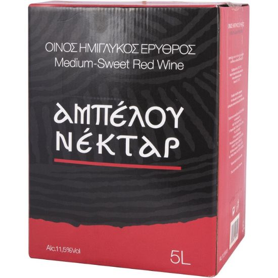 Amperou Nectar semi‑sweet red wine 5lt