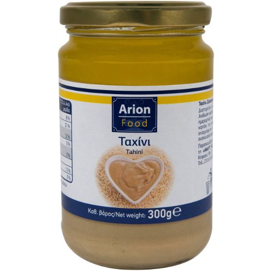 ARION FOOD tahini in glass jar gluten-free 300g