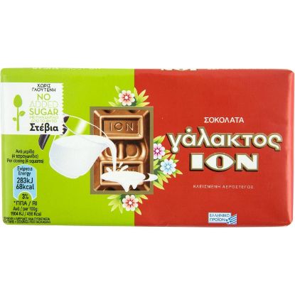 ION milk chocolate with stevia gluten-free (60g)