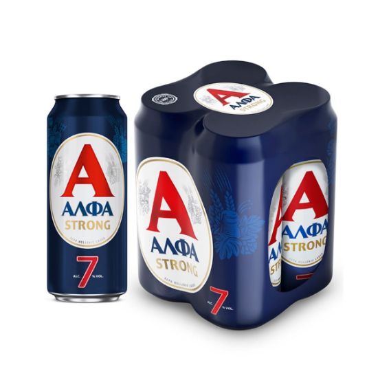 ALFA Strong Lager beer box (4x500ml)