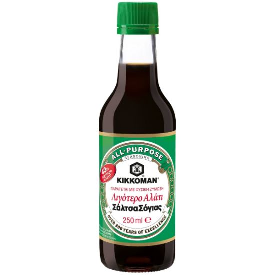KIKKOMAN low-salt cooking soy sauce (250ml)
