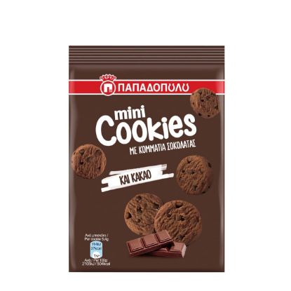 PAPADOPOULOU Mini double-baked chocolate-flavored biscuits 70g