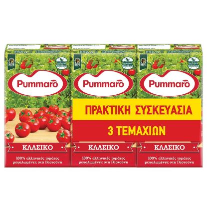 PUMMARO classic lightly concentrated tomato juice 3x250g