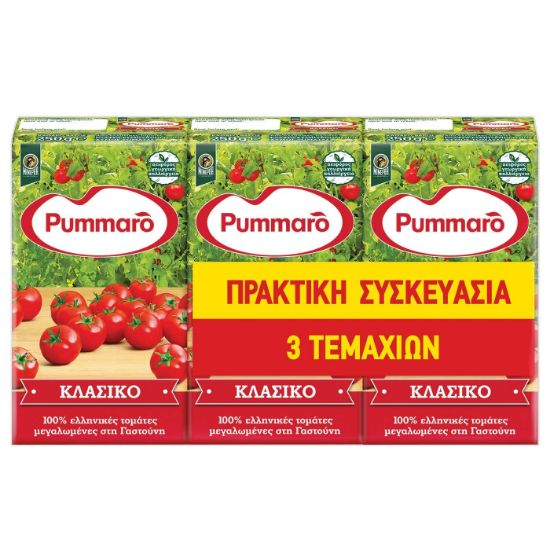 PUMMARO classic lightly concentrated tomato juice 3x250g