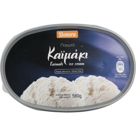 BONORA caramel ice cream 1lt pack (580g)