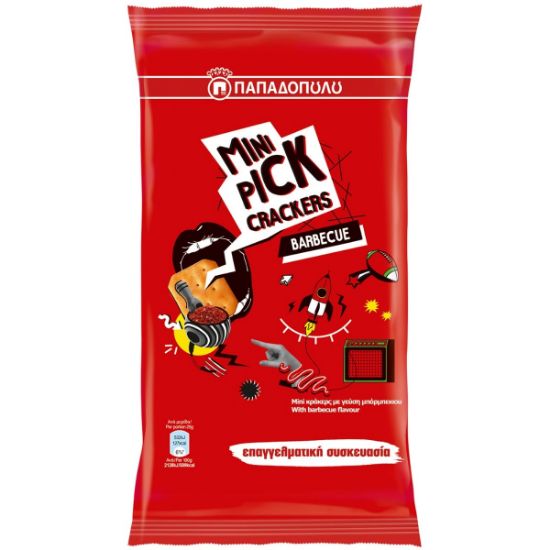 PAPADOPOULOU Mini Pick BBQ crackers 600g