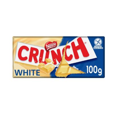 CRUNCH white milk chocolate (100g)