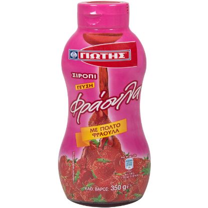 GIOTIS strawberry-flavored syrup (350g)