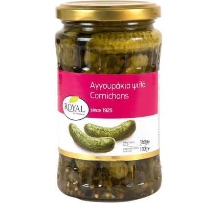 Royal pickled cucumbers sliced (190g)