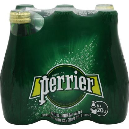 Perrier natural sparkling mineral water (6x200ml)